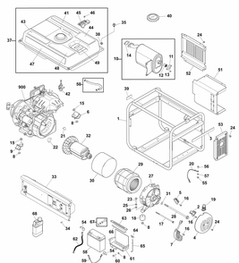 Part Location Diagram of 84003473 Briggs and Stratton DECAL